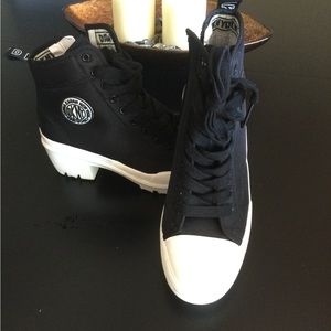 DKNY nylon boots